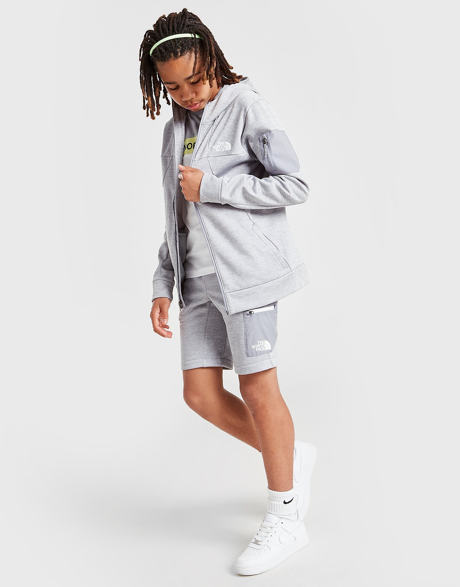 

The North Face Mittelegi Full Zip Hoodie Junior - Grey - Kids, Grey