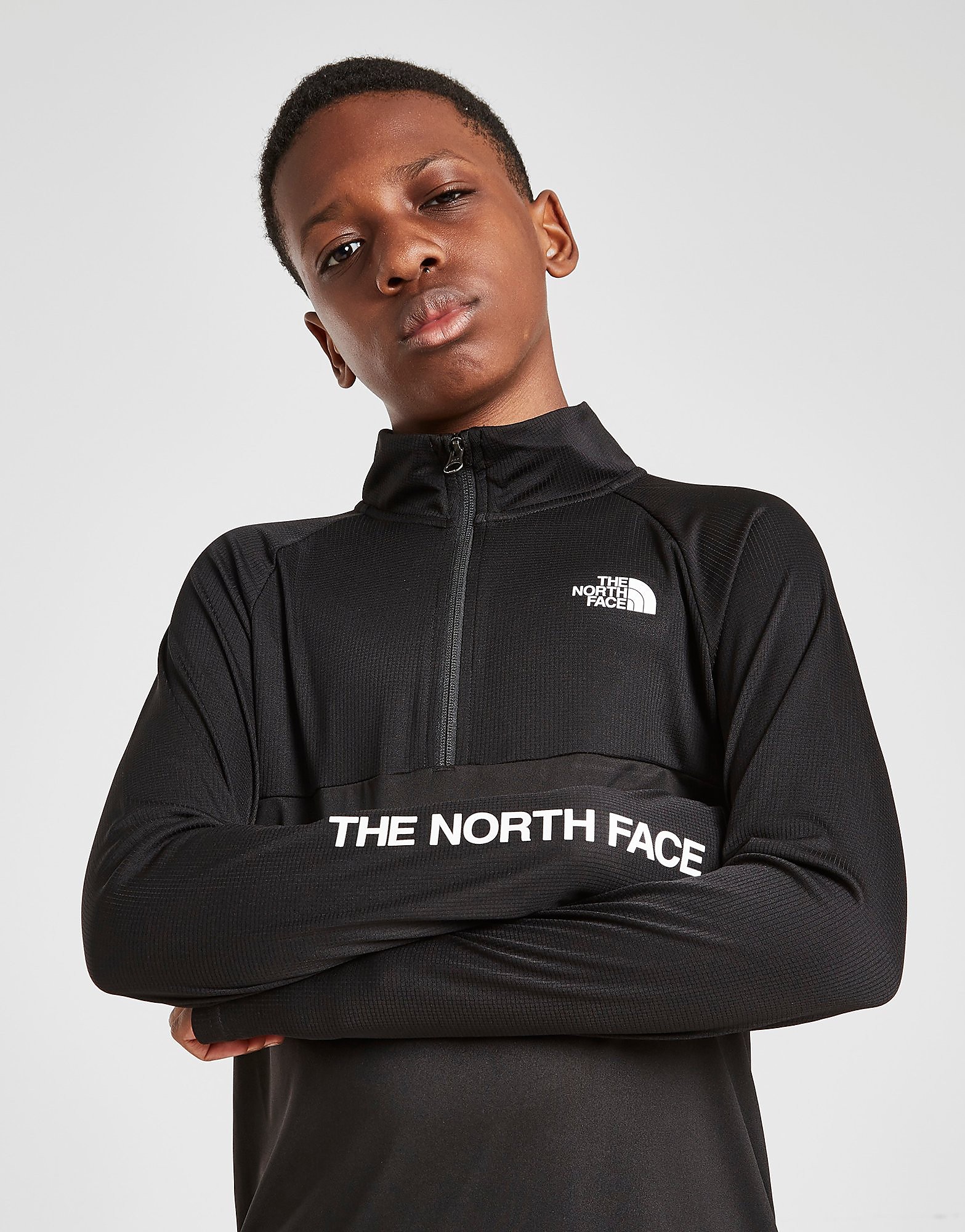 

The North Face Reactor 1/4 Zip Top Junior - Black - Kids, Black