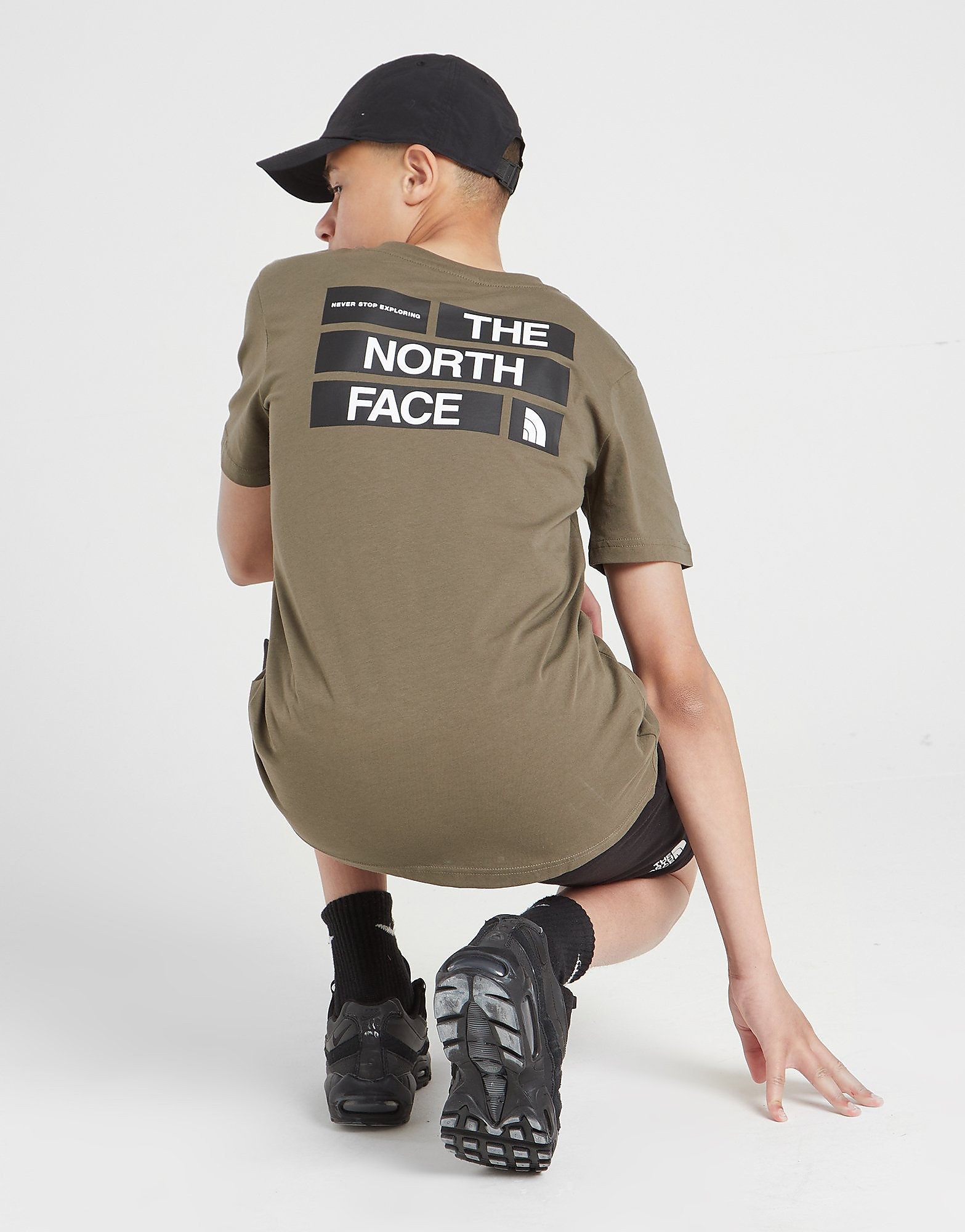 

The North Face Back Hit T-Shirt Junior - Only at JD - Green - Kids, Green
