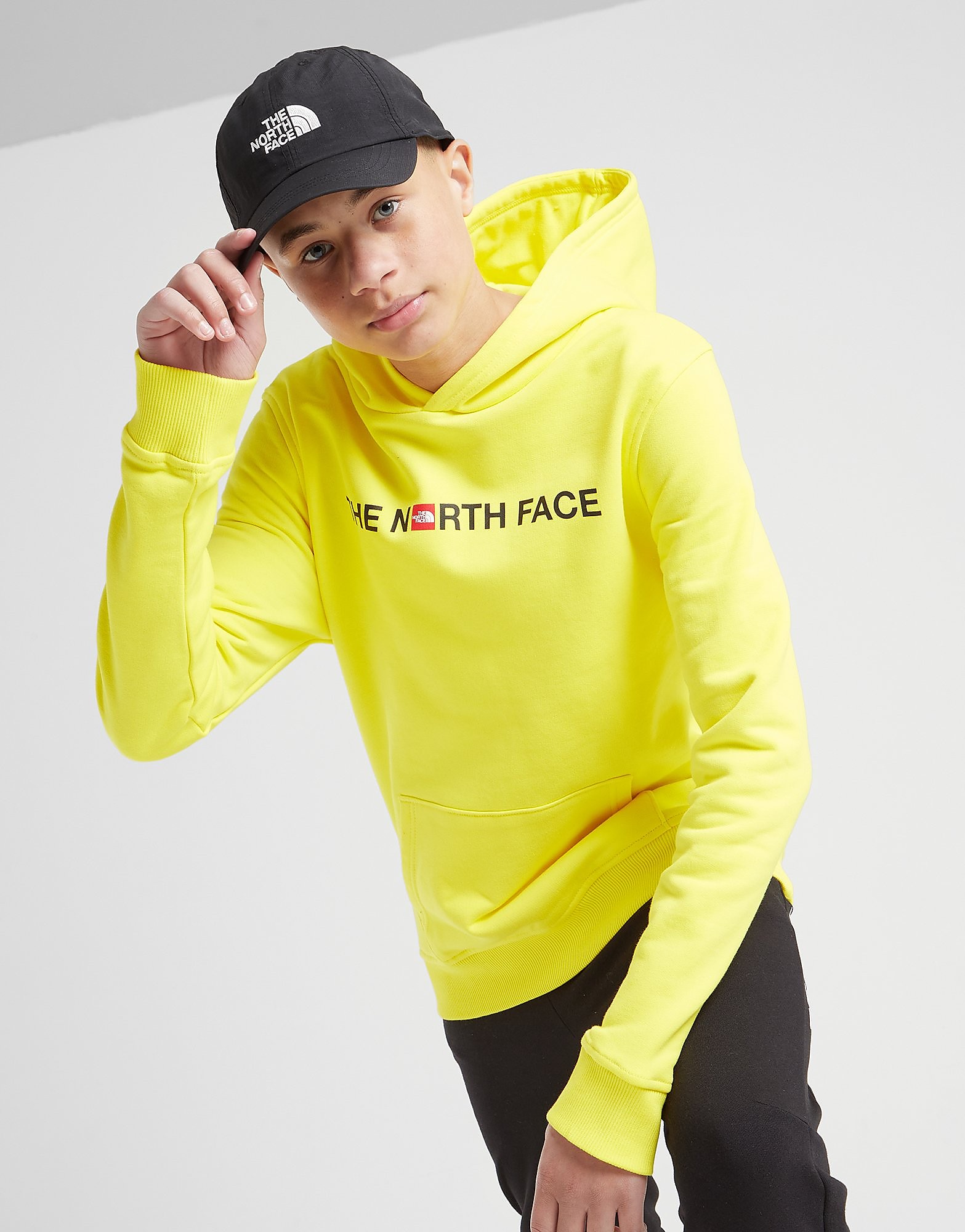 

The North Face Logo Fleece Hoodie Junior - Only at JD - Yellow - Kids, Yellow