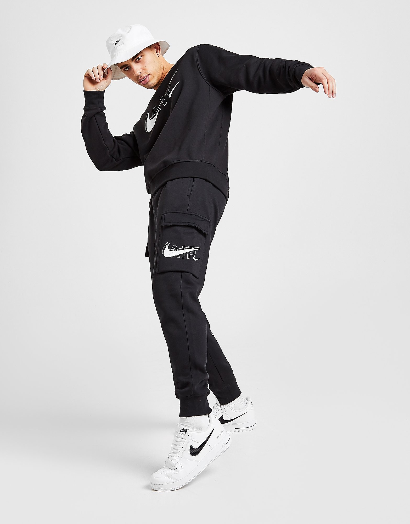

Nike Air Cargo Joggers - Black - Mens, Black