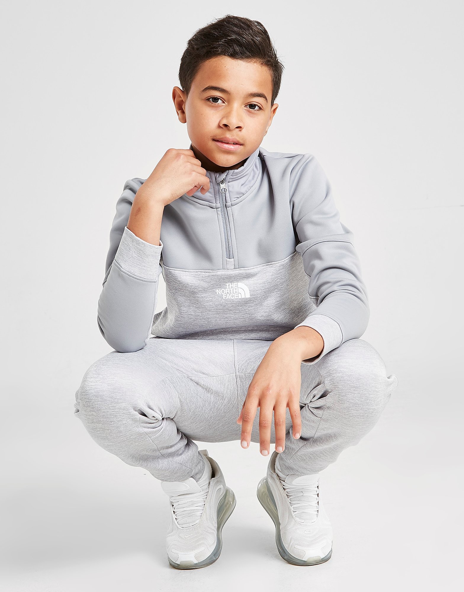 

The North Face Mittelegi 1/4 Zip Sweatshirt Junior - Only at JD - Grey - Kids, Grey