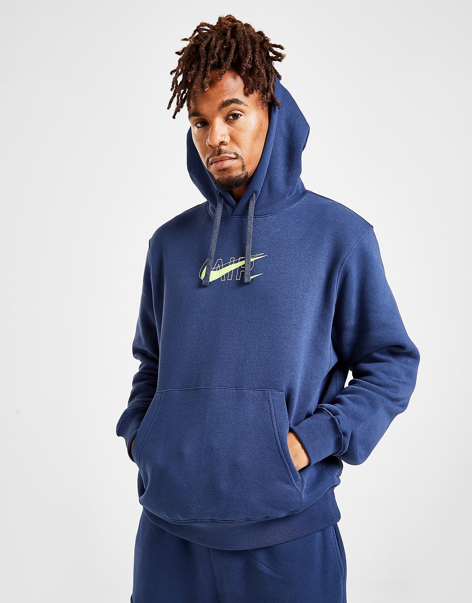 Nike Air Overhead Hoodie - Blue - Mens, Blue