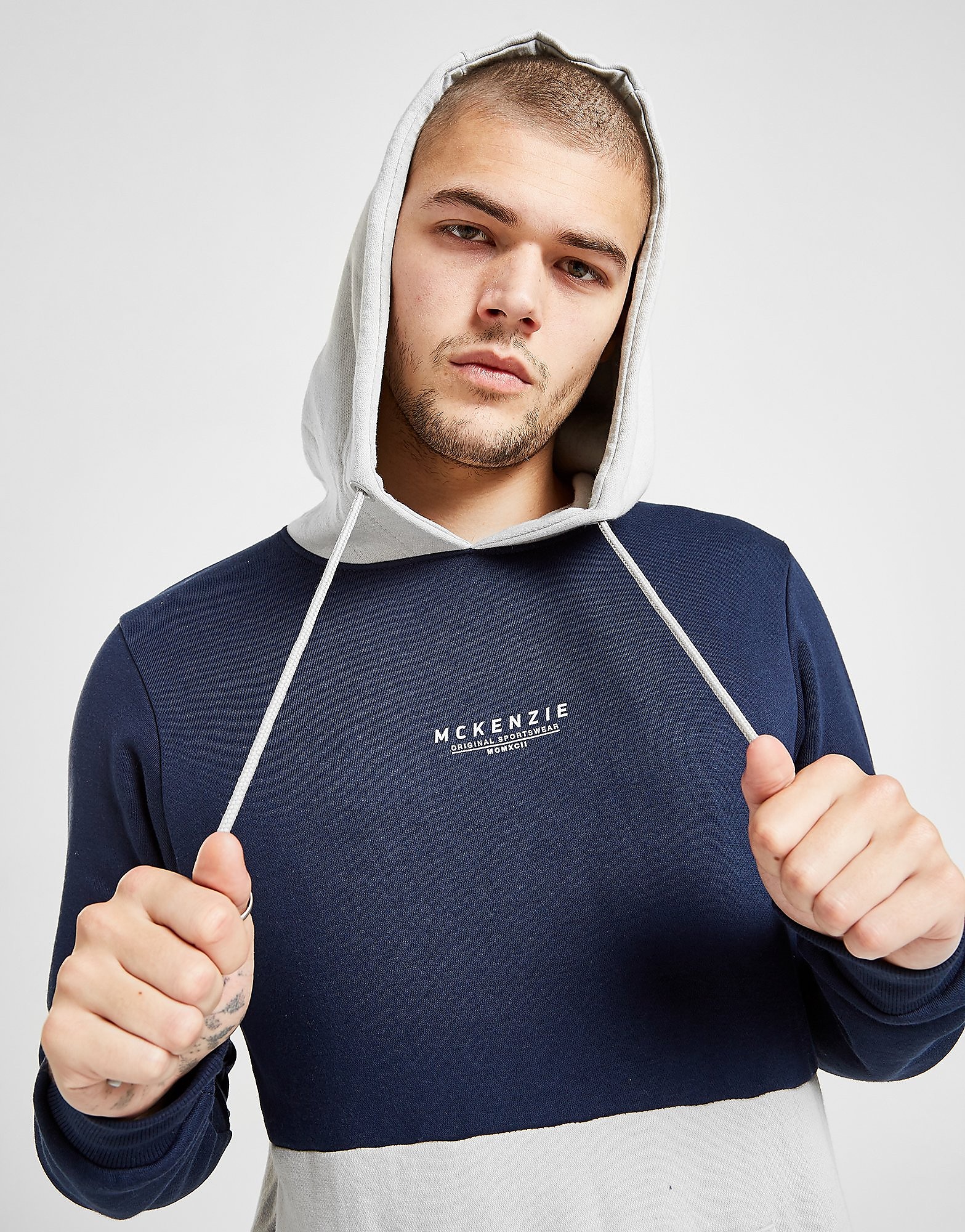 

McKenzie Exhilarate Fleece Hoodie - Only at JD - Blue - Mens, Blue