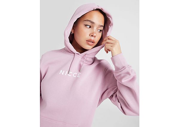 Nicce Sweat à capuche Small Logo Boyfriend Femme