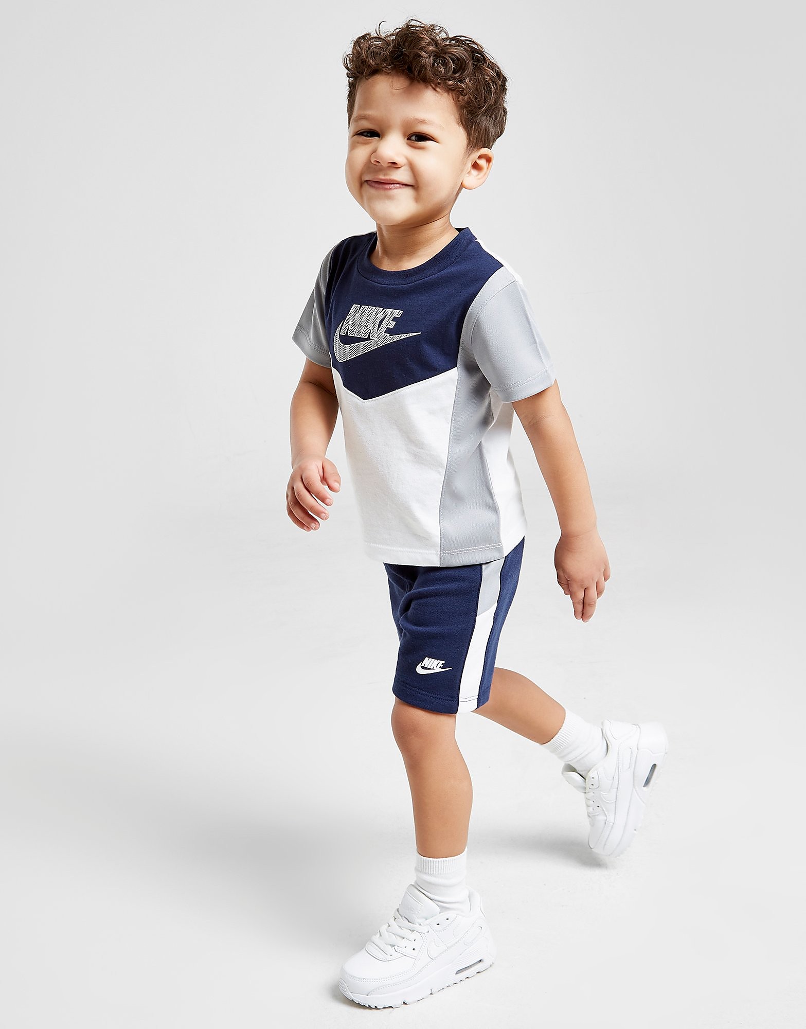

Nike Hybrid T-Shirt/Shorts Set Infant - Only at JD - Blue - Kids, Blue