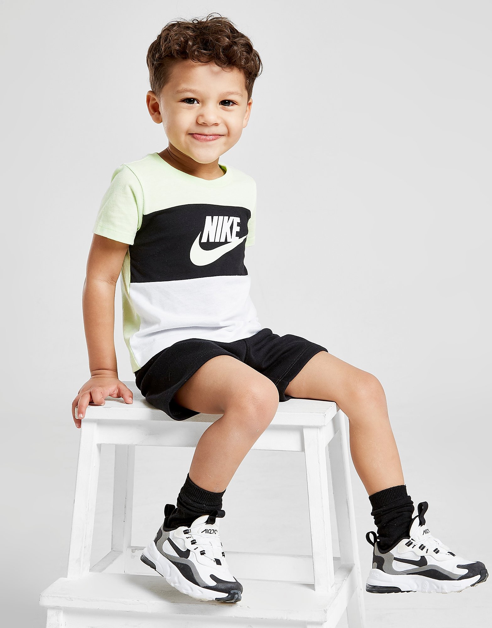 

Nike Sportswear Colour Block T-Shirt/Shorts Set Infant - Only at JD - Multi Coloured - Kids, Multi Coloured