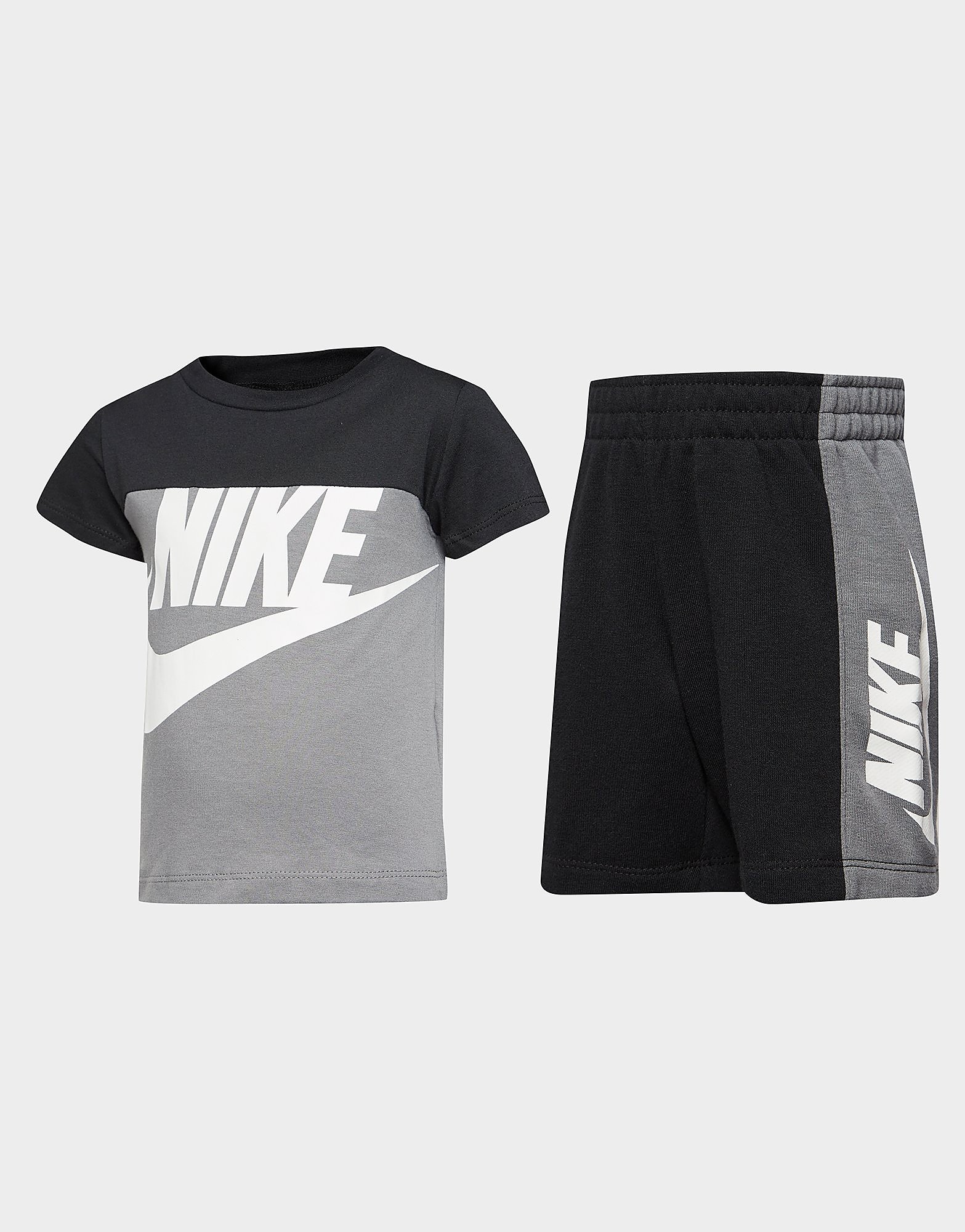 Nike T-Shirt/Shorts Set Infant - Grey/Black - Kids, Grey/Black