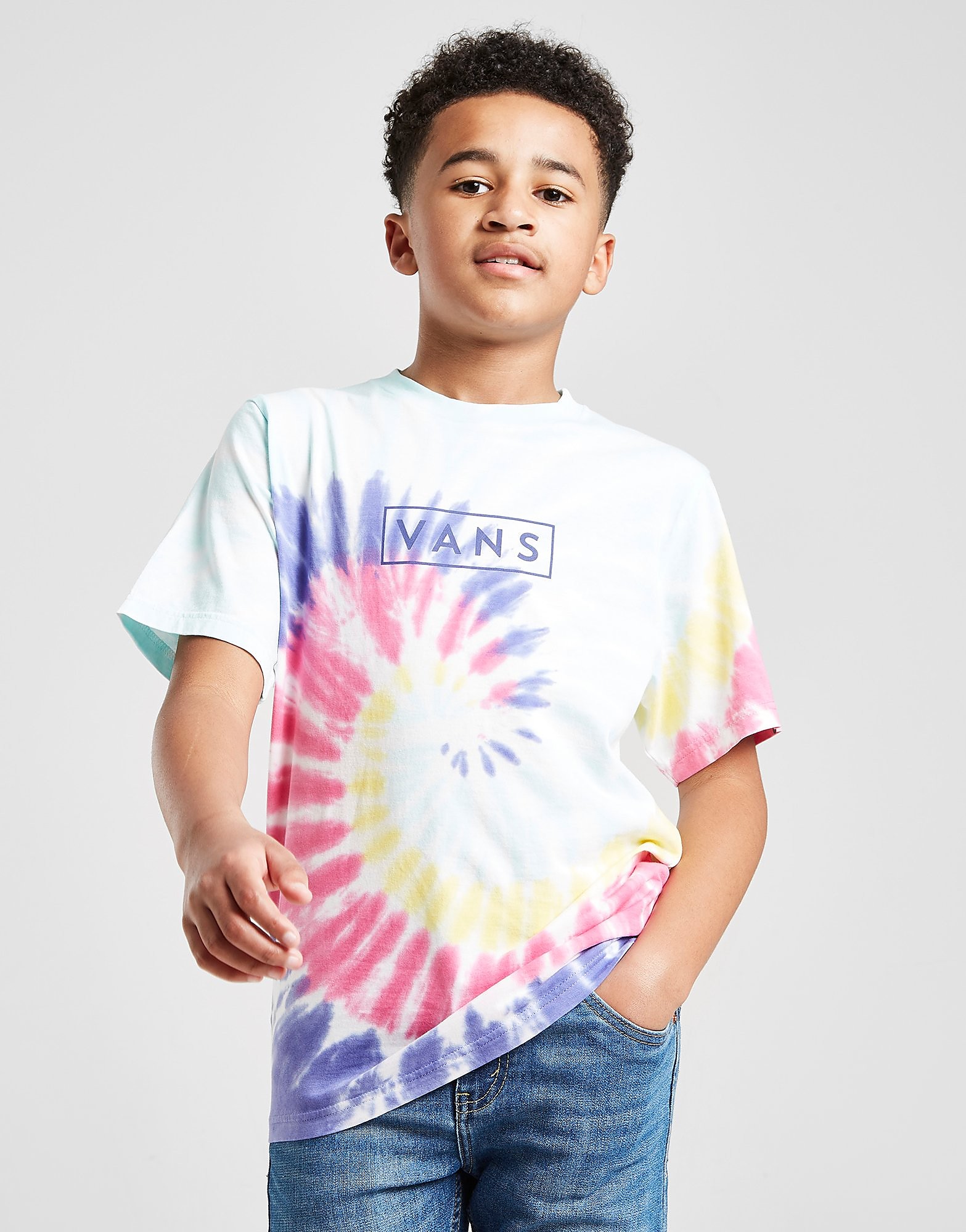 Vans Tie Dye Box T-Shirt Junior - Multi Coloured - Kids, Multi Coloured