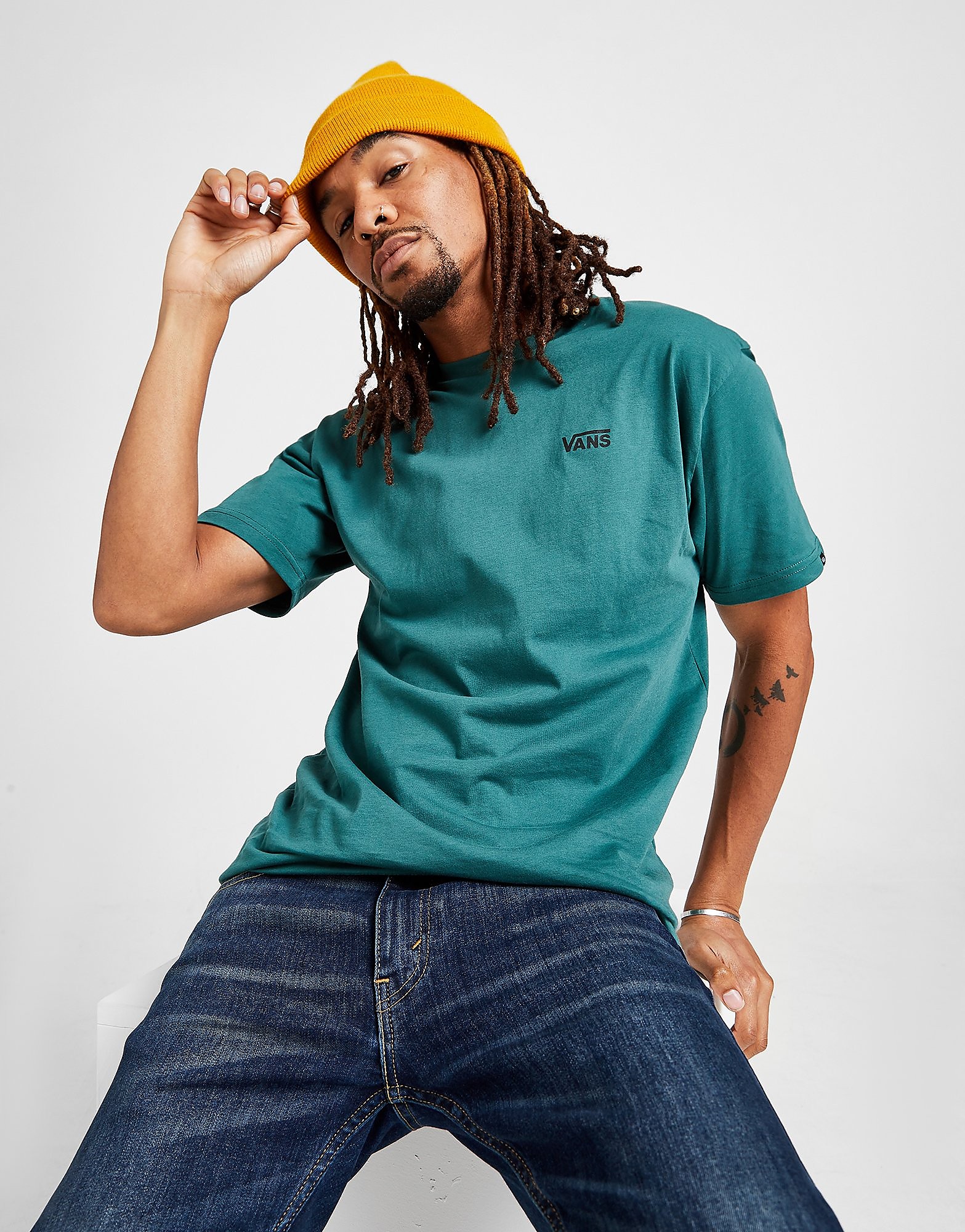 

Vans Core Classic Logo T-Shirt - Green - Mens, Green