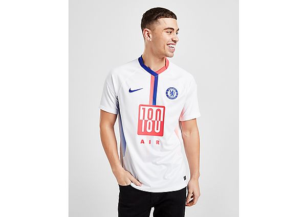 Nike Maillot de football Chelsea FC Stadium Air Max pour Homme - White/Concord, White/Concord