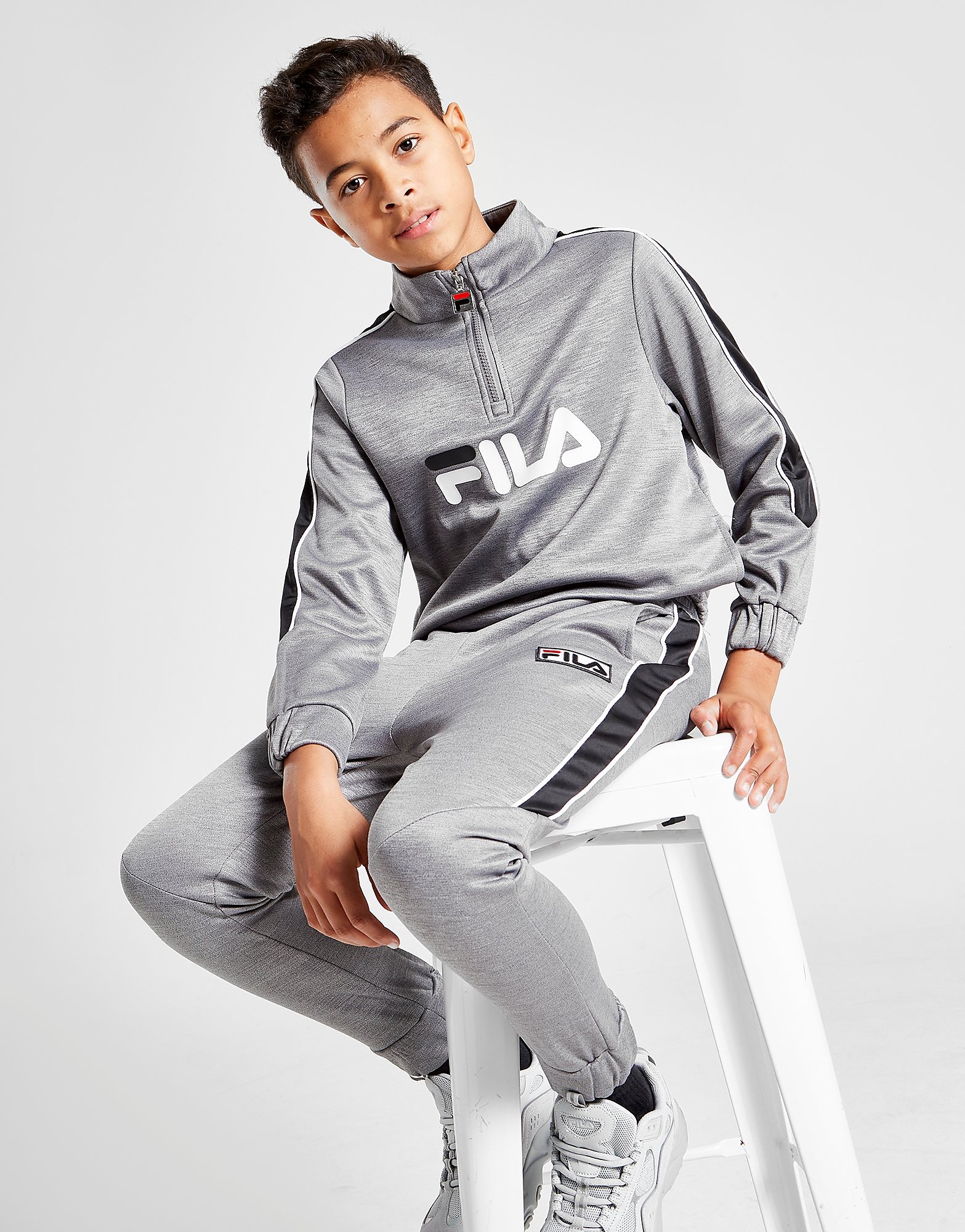 

Fila Wild Poly 1/2 Zip Tracksuit Junior - Only at JD - Grey - Kids, Grey