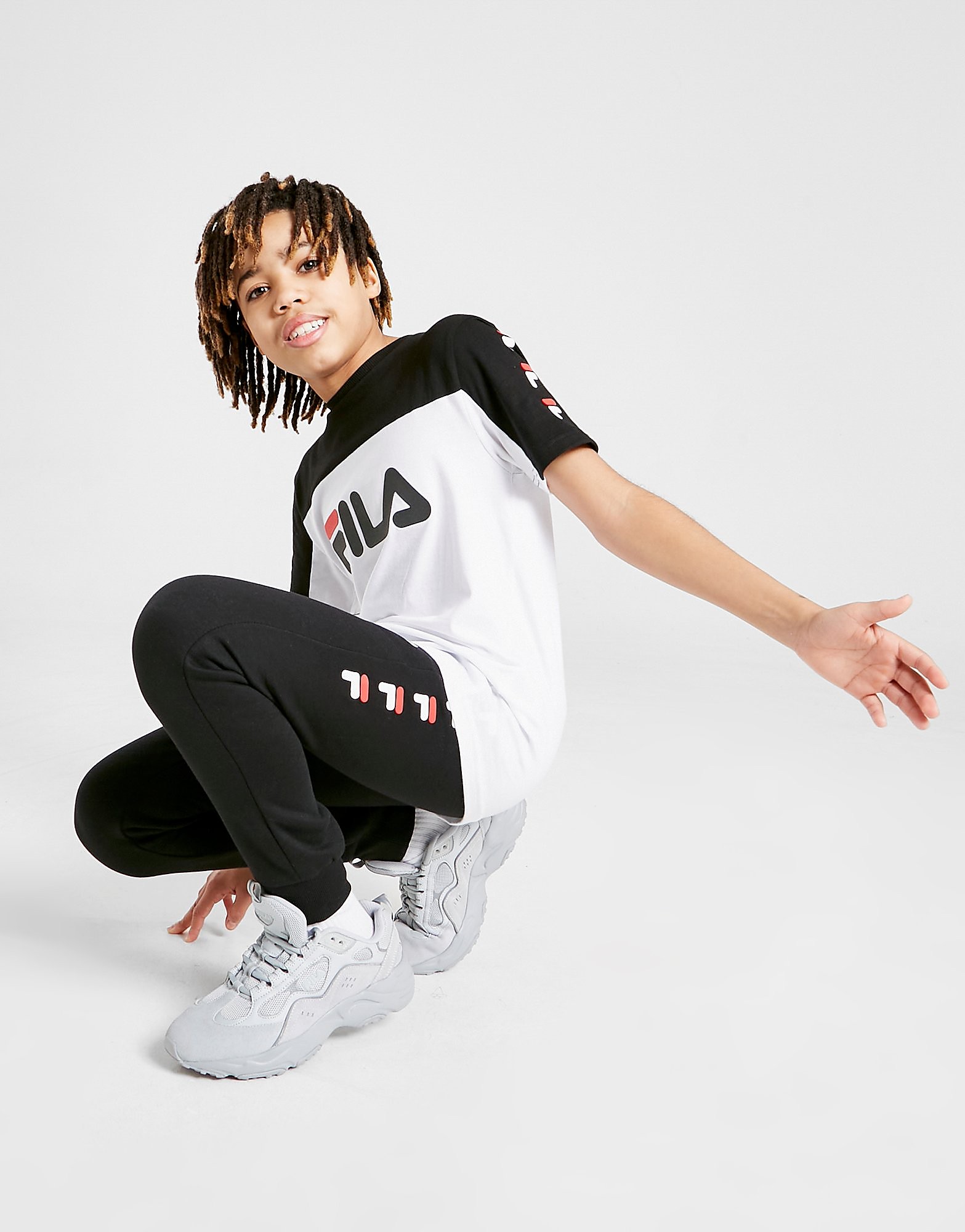 

Fila Lex Repeat Logo Joggers Junior - Only at JD - Black - Kids, Black