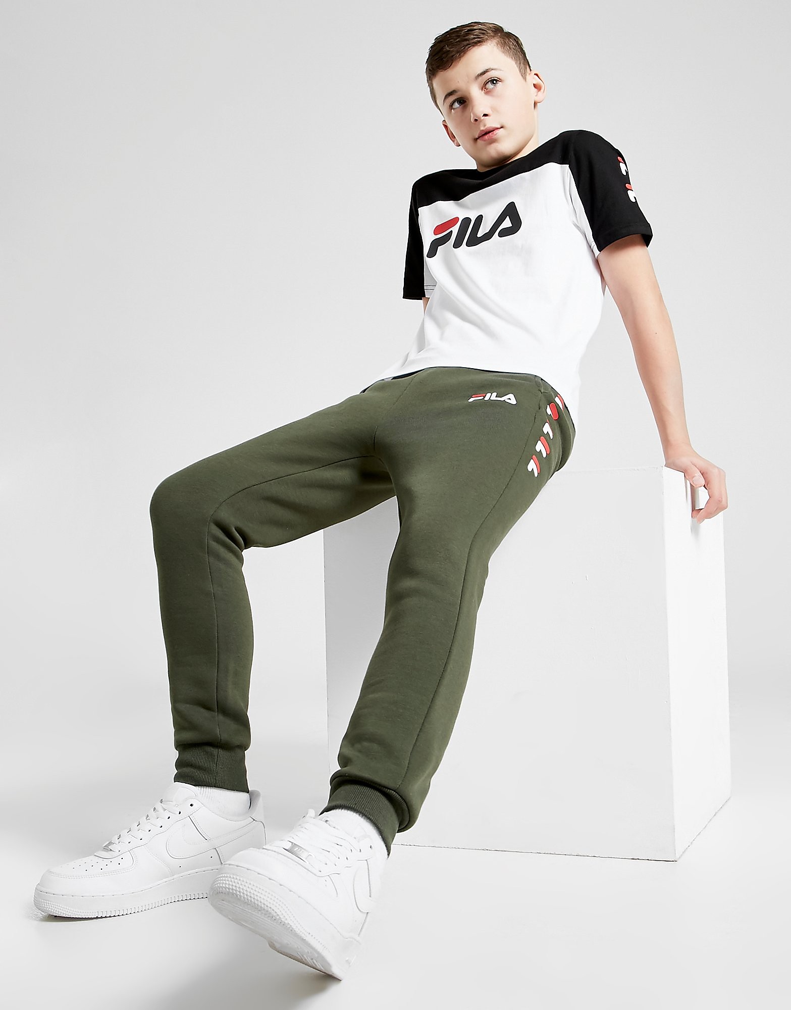 

Fila Lex Repeat Logo Joggers Junior - Only at JD - Green - Kids, Green