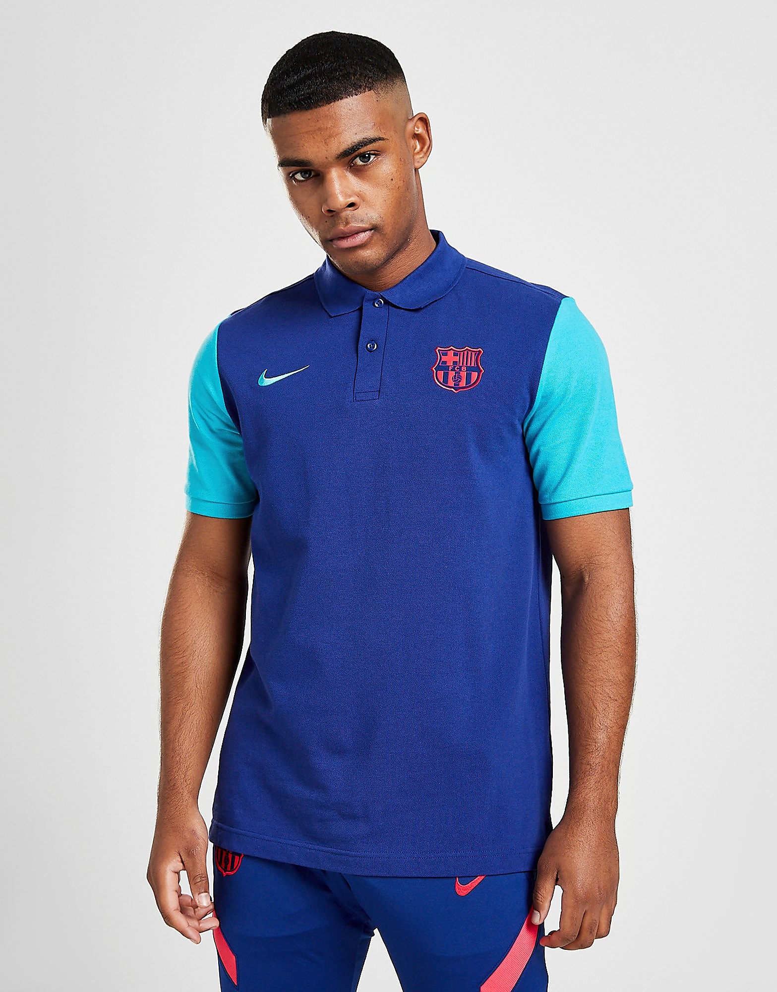 

Nike FC Barcelona Polo Shirt - Deep Royal Blue/Oracle Aqua/Oracle Aqua - Mens, Deep Royal Blue/Oracle Aqua/Oracle Aqua