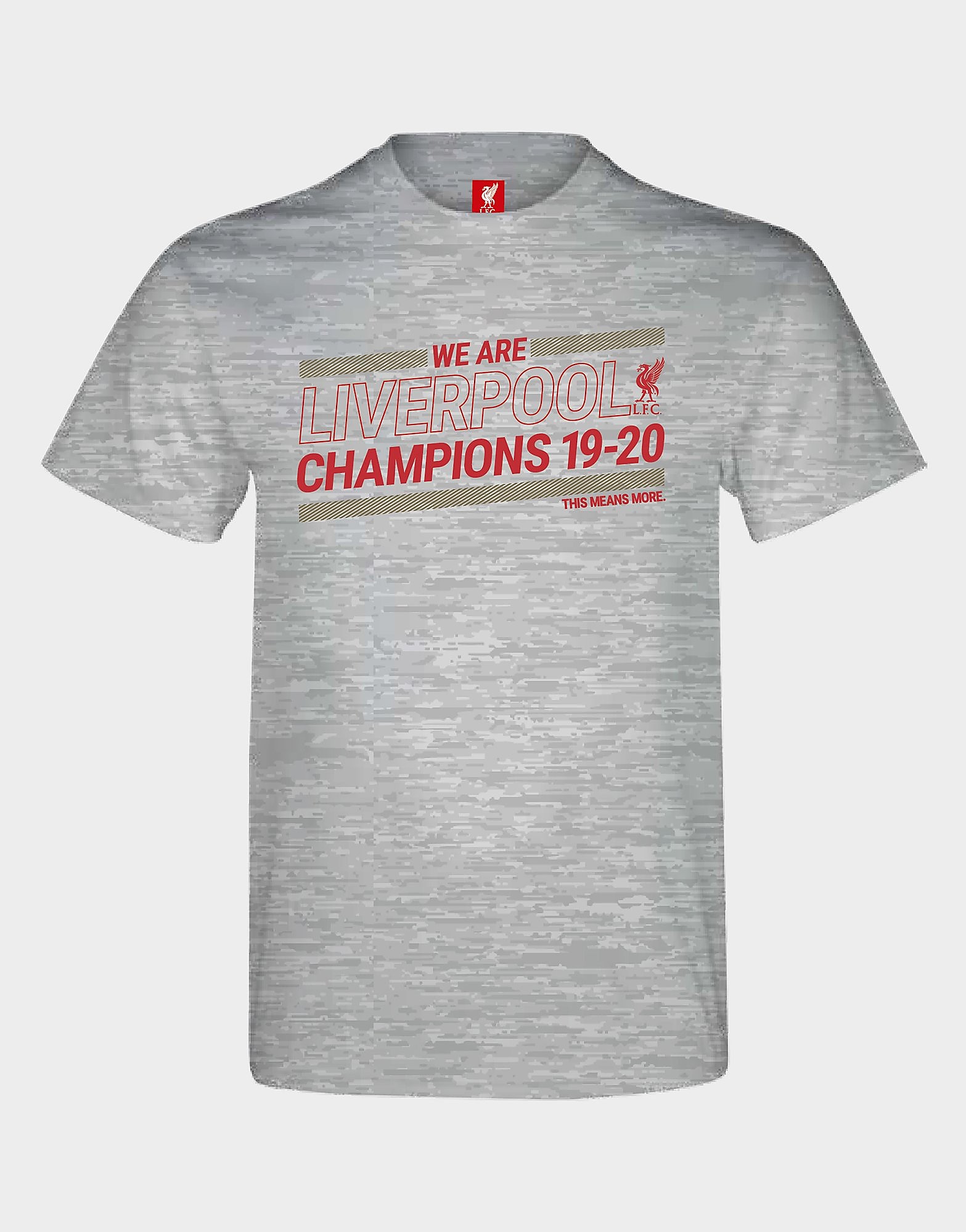 

Official Team Liverpool FC Champions 2020 T-Shirt Junior - Grey - Kids, Grey