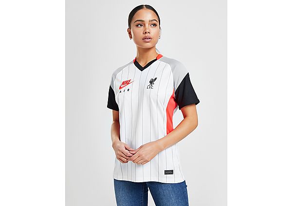 Nike Maillot de football Liverpool FC Stadium Air Max pour Femme - White/Laser Crimson/Wolf Grey/Bla
