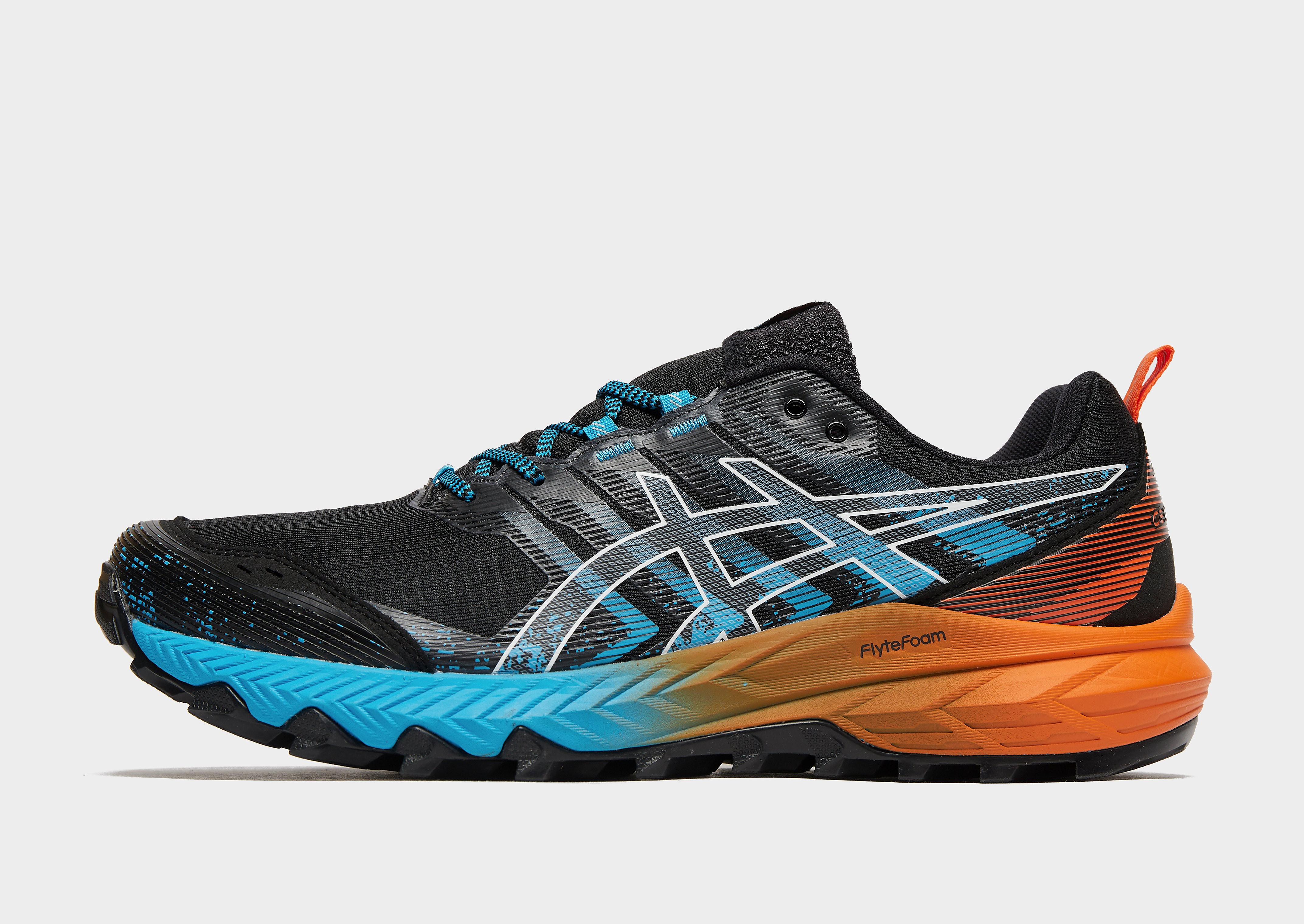 Asics GEL-Trabuco 9 - Black/Multi Coloured - Mens, Black/Multi Coloured