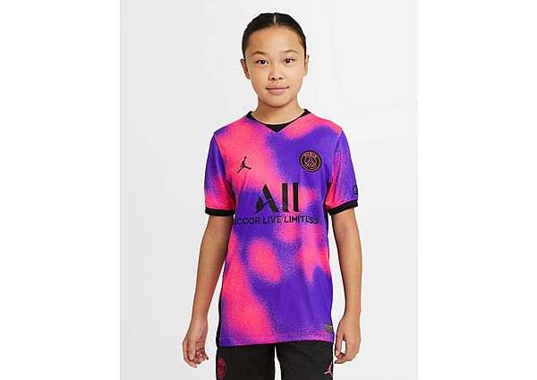 Jordan 4ème Maillot Paris Saint Germain 20/21 Junior PRÉCOMMANDE - Hyper Pink/Black, Hyper Pink/Blac