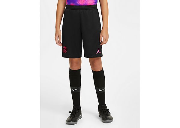 Jordan 4ème Short Paris Saint Germain 20/21 Junior PRÉCOMMANDE - Black/Hyper Pink, Black/Hyper Pink