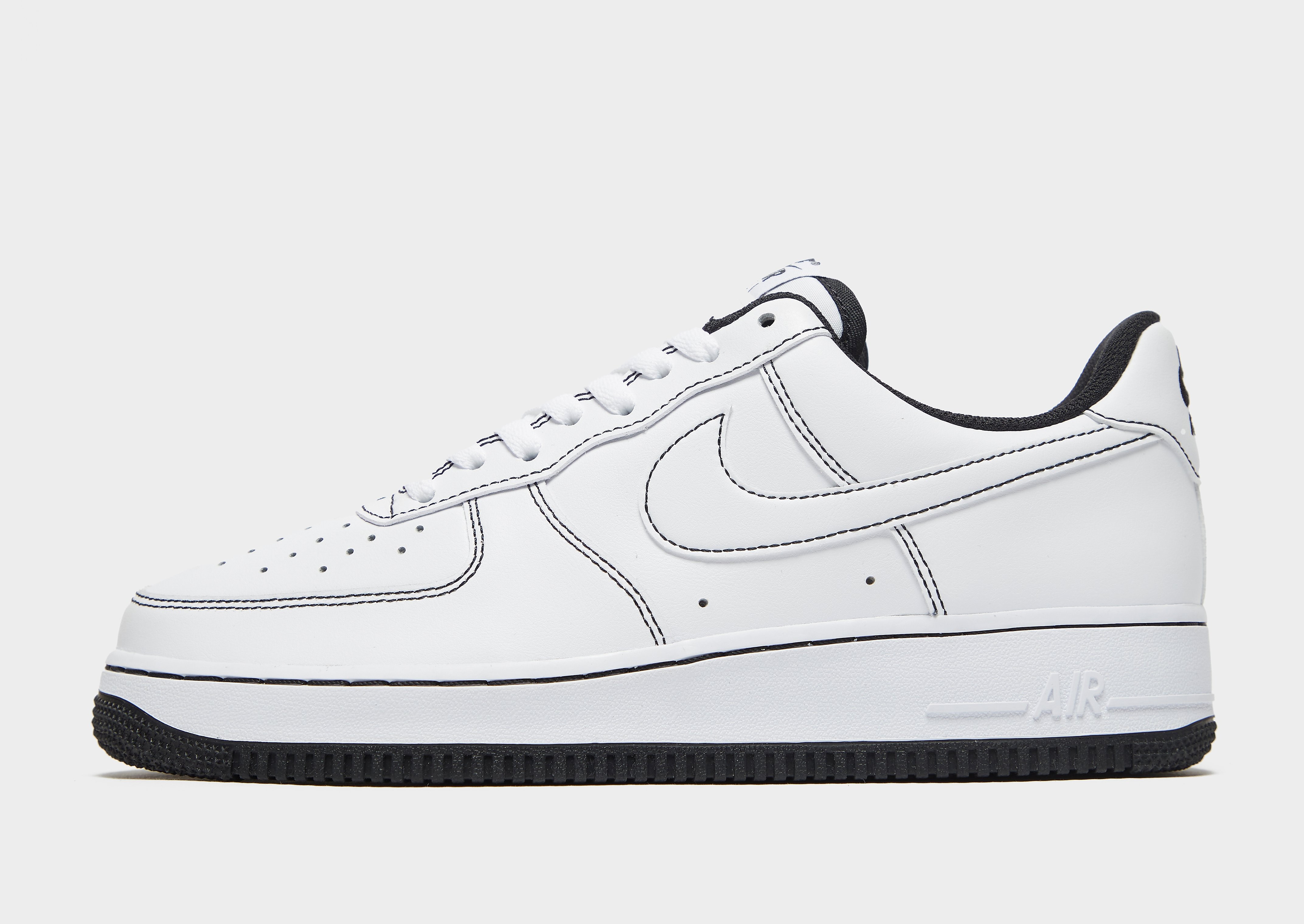 

Nike Air Force 1 '07 - White/Black/White - Mens, White/Black/White