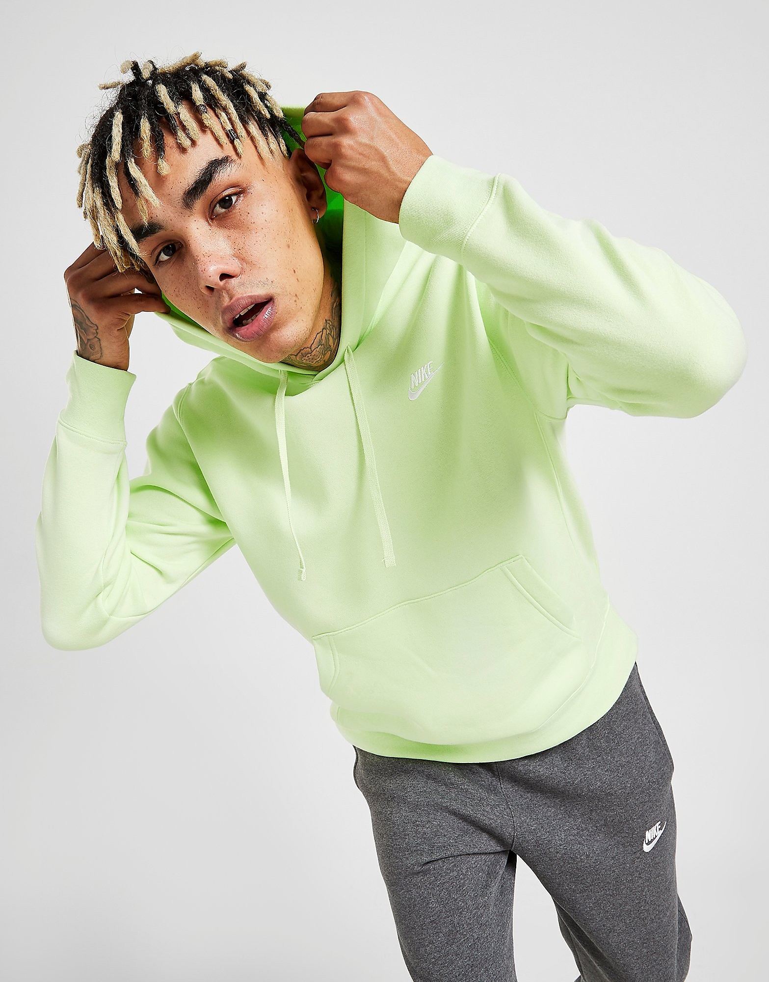 

Nike Foundation Hoodie - Green - Mens, Green