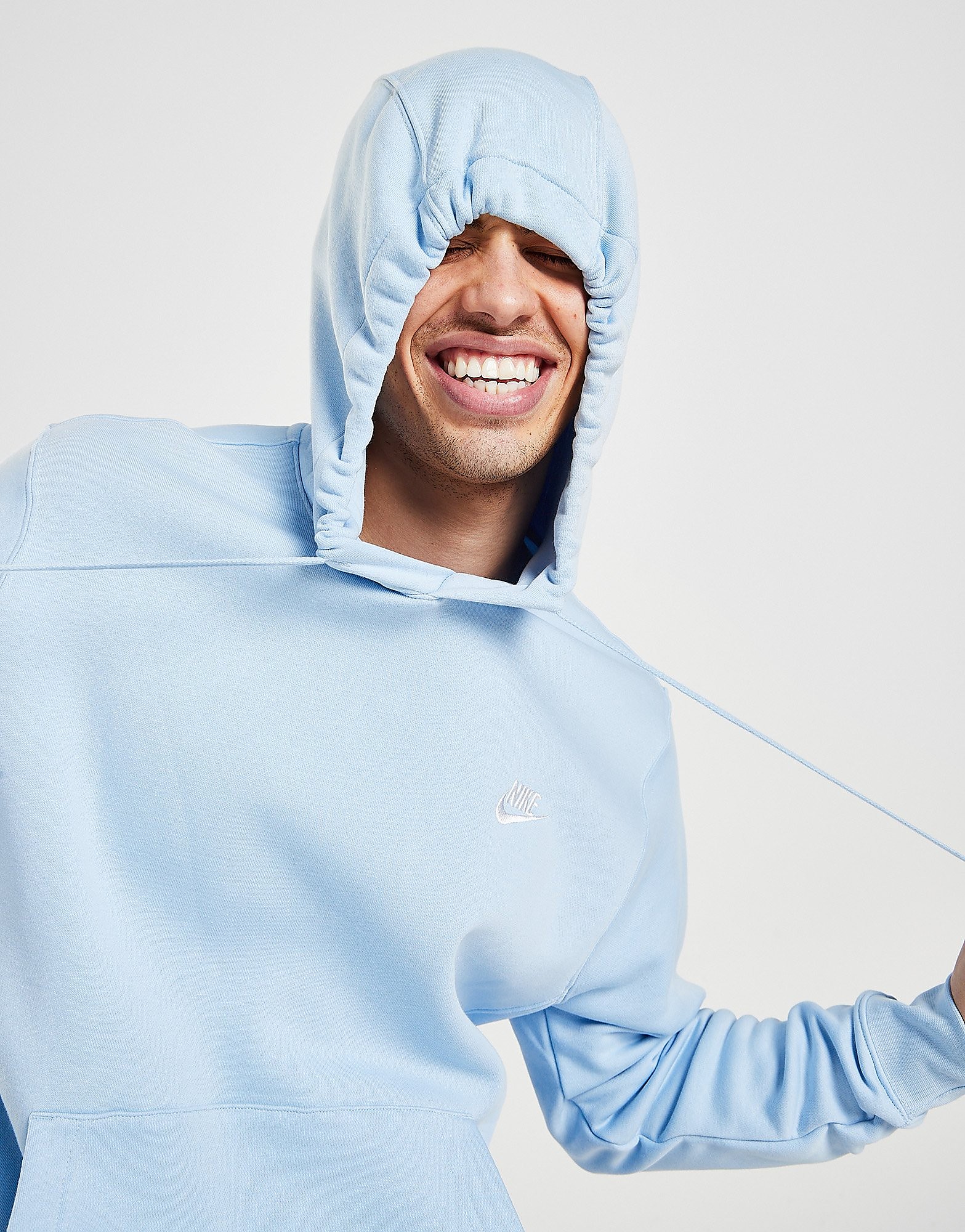 

Nike Foundation Hoodie - Psychic Blue/Psychic Blue/White - Mens, Psychic Blue/Psychic Blue/White
