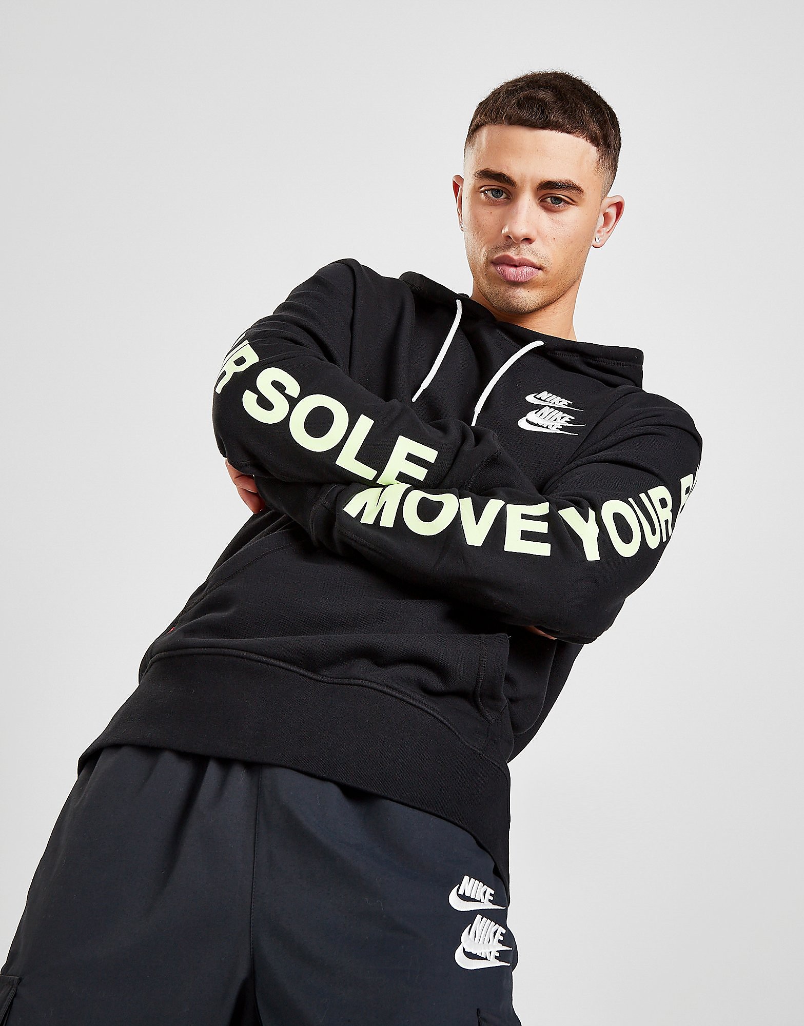 

Nike World Tour Hoodie - Black - Mens, Black