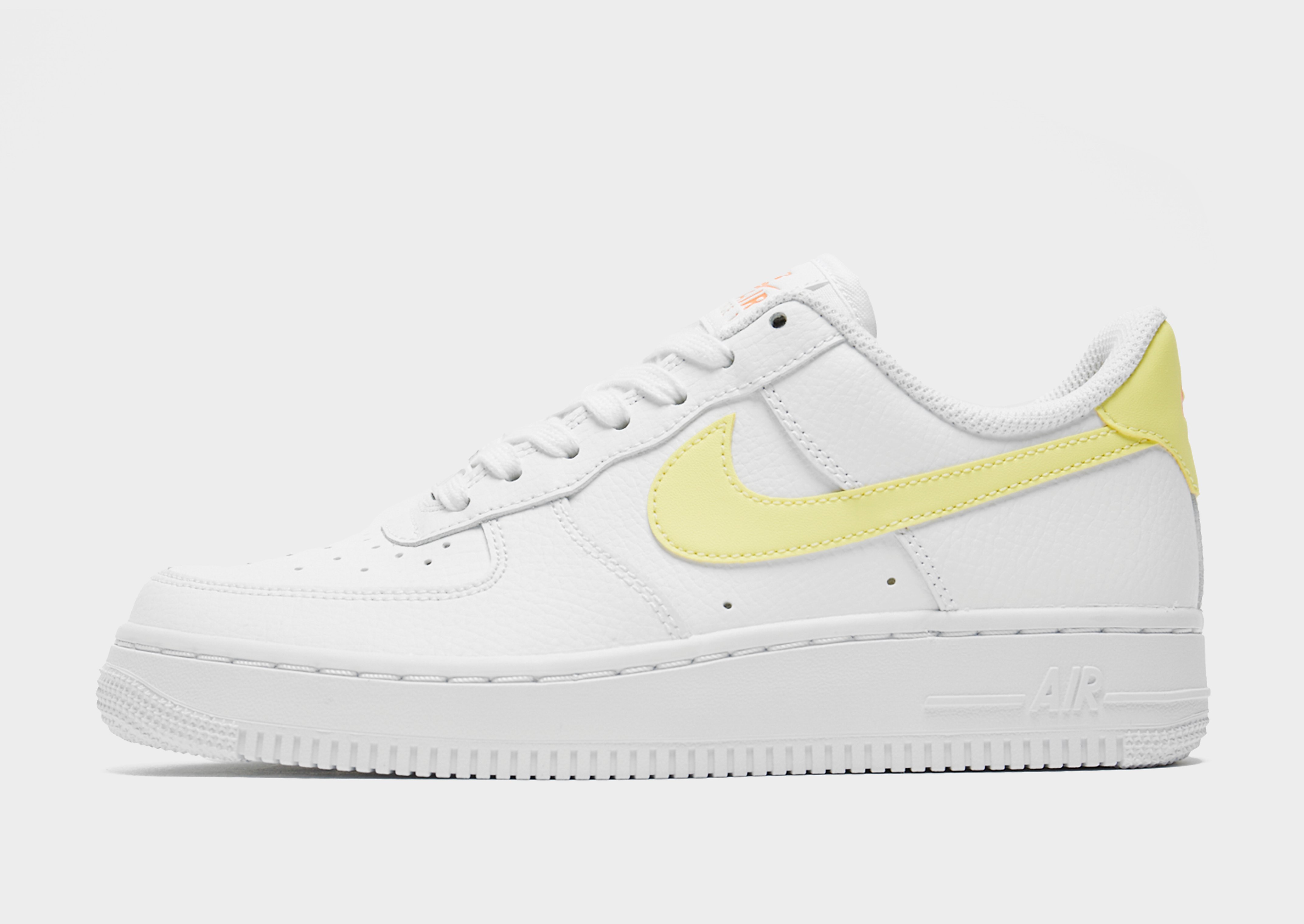 

Nike Air Force 1 Women's - WHITE/Yellow, WHITE/Yellow