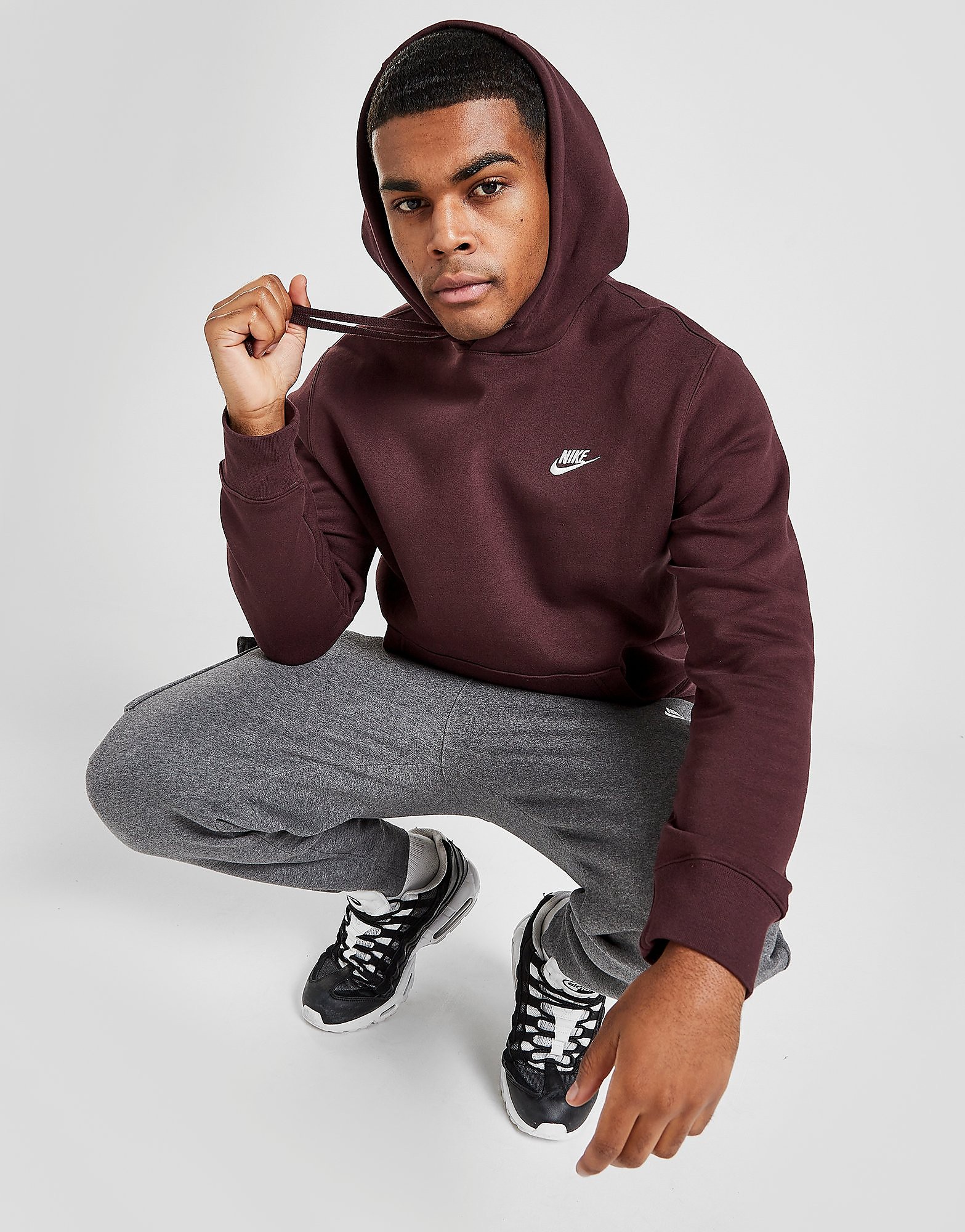 

Nike Foundation Hoodie - Red - Mens, Red