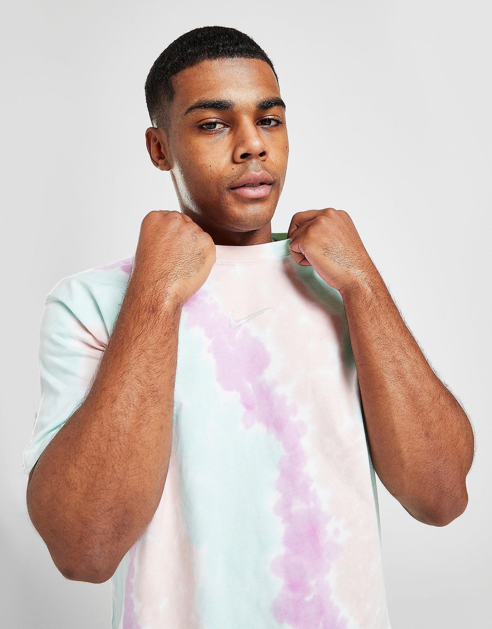 

Nike Sportswear Max 90 Tie-Dye T-Shirt - White/Football Grey/Light Dew/White - Mens, White/Football Grey/Light Dew/White