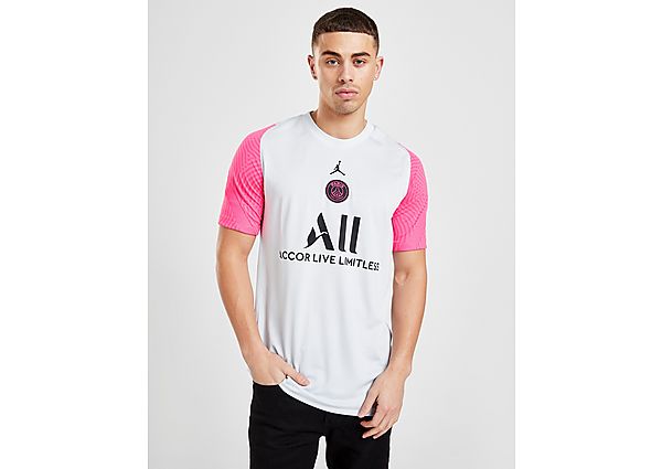 Jordan Maillot Shirt Paris Saint Germain Strike Homme - Pure Platinum/Hyper Pink/Hyper Pink/Black, P