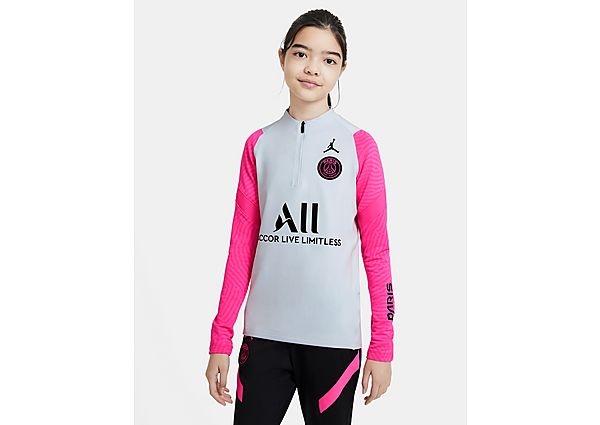 Jordan Haut Paris Saint Germain Strike Drill Junior PRÉCOMMANDE - Pure Platinum/Hyper Pink/Hyper Pin