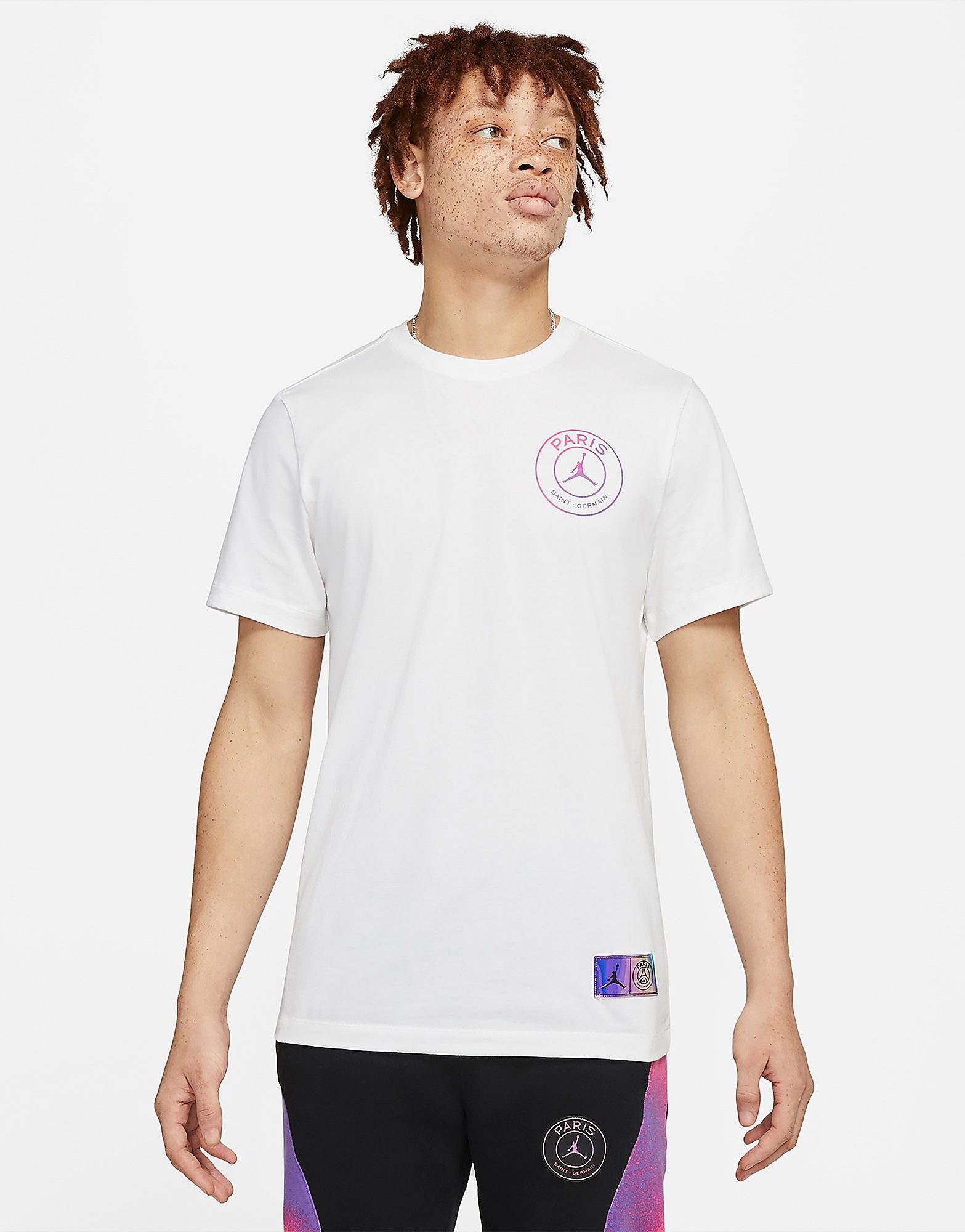 

Jordan Paris Saint Germain Logo T-Shirt - White - Mens, White