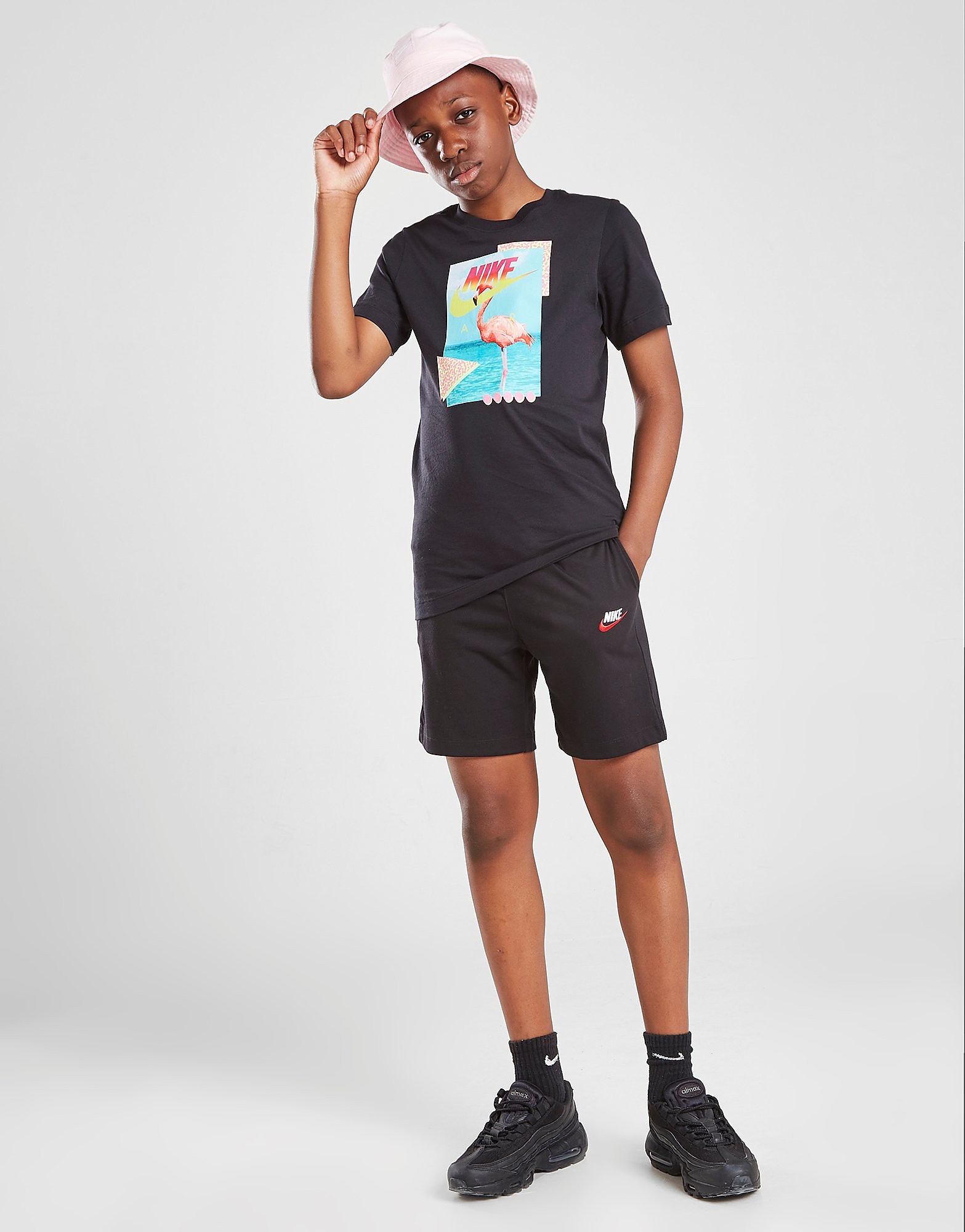 

Nike Franchise Jersey Shorts Junior - Only at JD - Black/University Red/White - Kids, Black/University Red/White