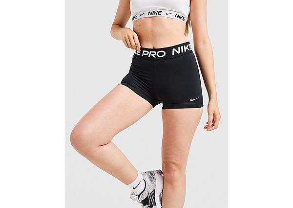 Nike Short Nike Pro 8 cm pour Femme - Black/White, Black/White
