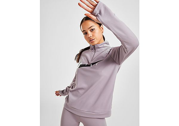 Nike Haut de running Nike Swoosh Run pour Femme - Purple Smoke/Black, Purple Smoke/Black