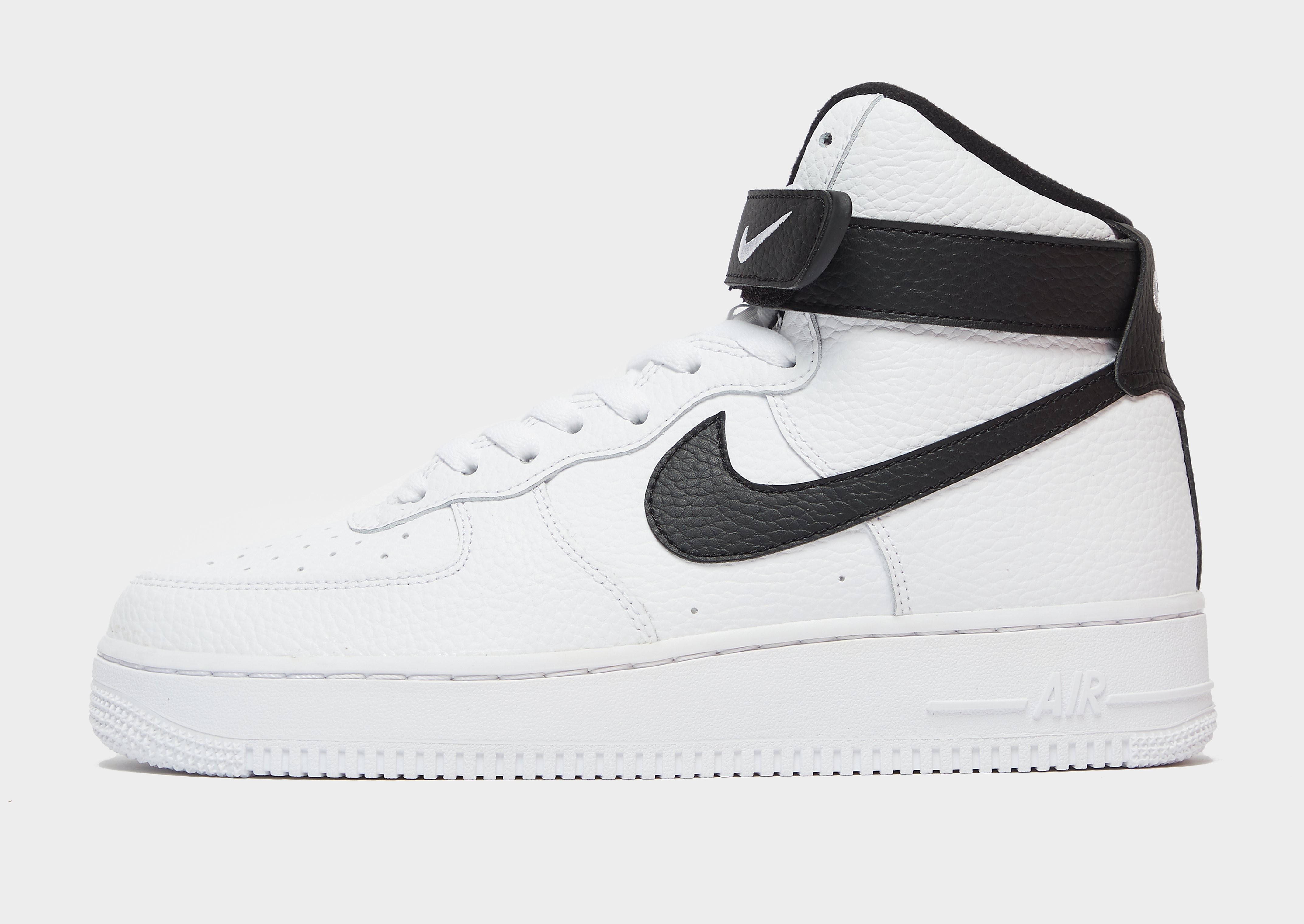 

Nike Air Force 1 '07 High - White/Black - Mens, White/Black