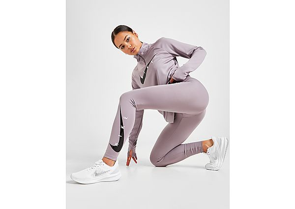 Nike Legging de running Nike Swoosh Run pour Femme - Purple Smoke, Purple Smoke