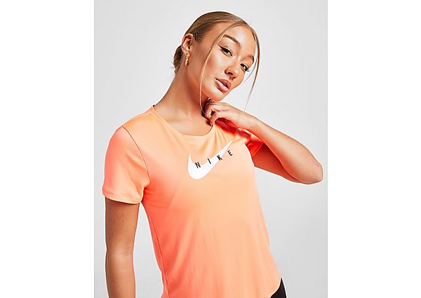 Nike Haut de running à manches courtes Nike Swoosh Run pour Femme - Bright Mango, Bright Mango