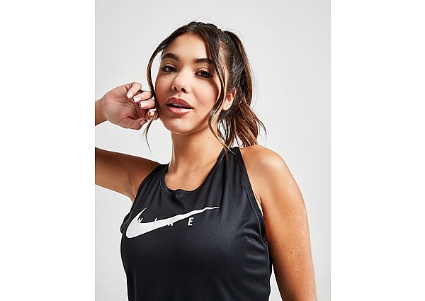 Nike Débardeur de running Nike Swoosh Run pour Femme - Black, Black