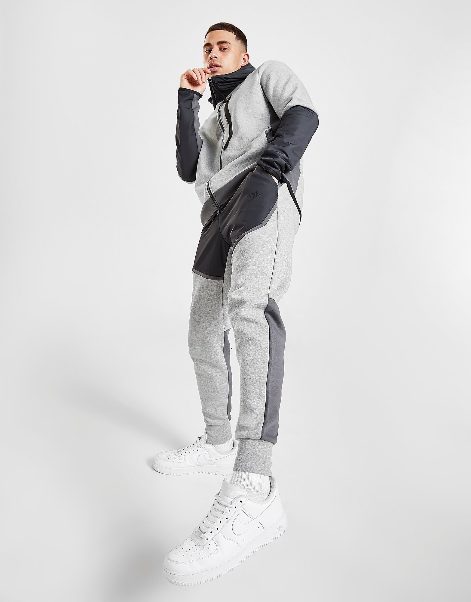 Nike tech-verryttelyhousut miehet - mens, harmaa, nike