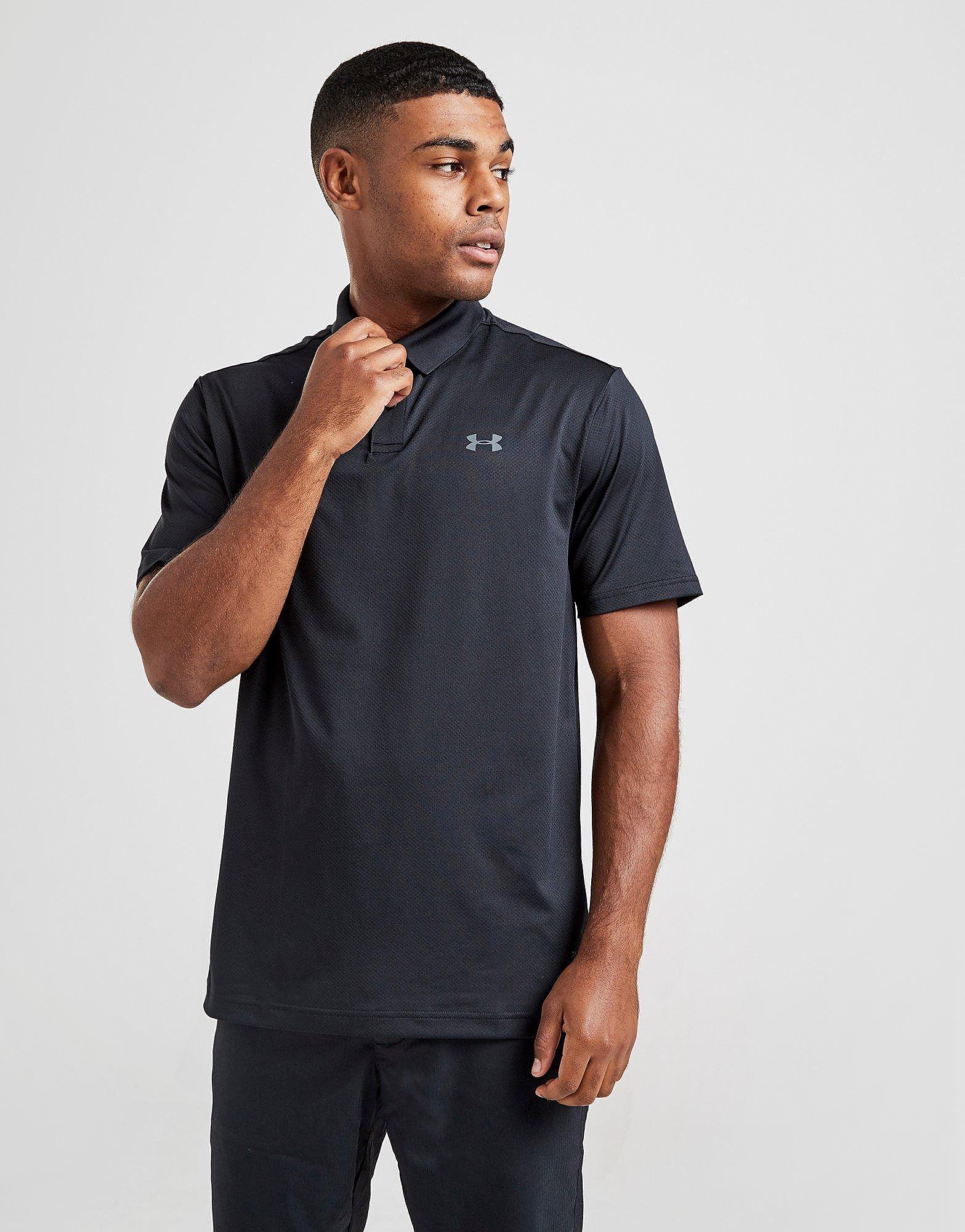 

Under Armour Golf Polo Shirt - Black - Mens, Black
