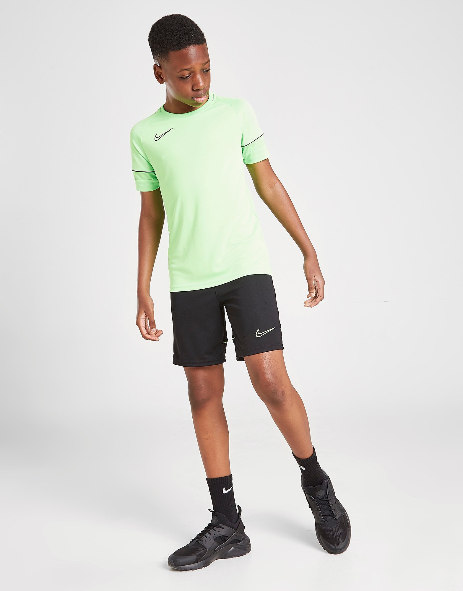 

Nike Academy Shorts Junior - Black/Green Strike/Black/Green Strike - Kids, Black/Green Strike/Black/Green Strike