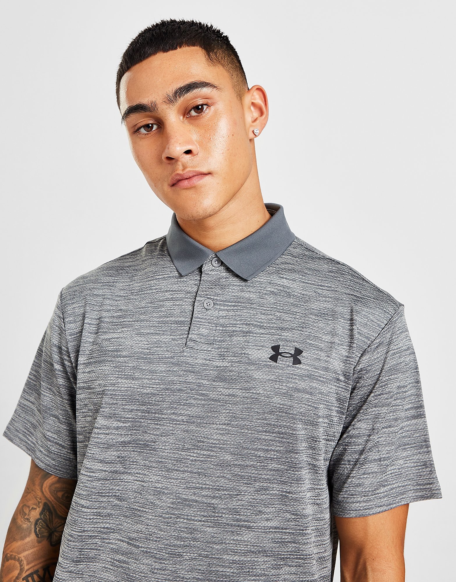

Under Armour Golf Polo Shirt - Grey - Mens, Grey