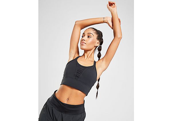 Nike Débardeur de training court à laçage Nike Dri-FIT pour Femme - Black/Clear, Black/Clear