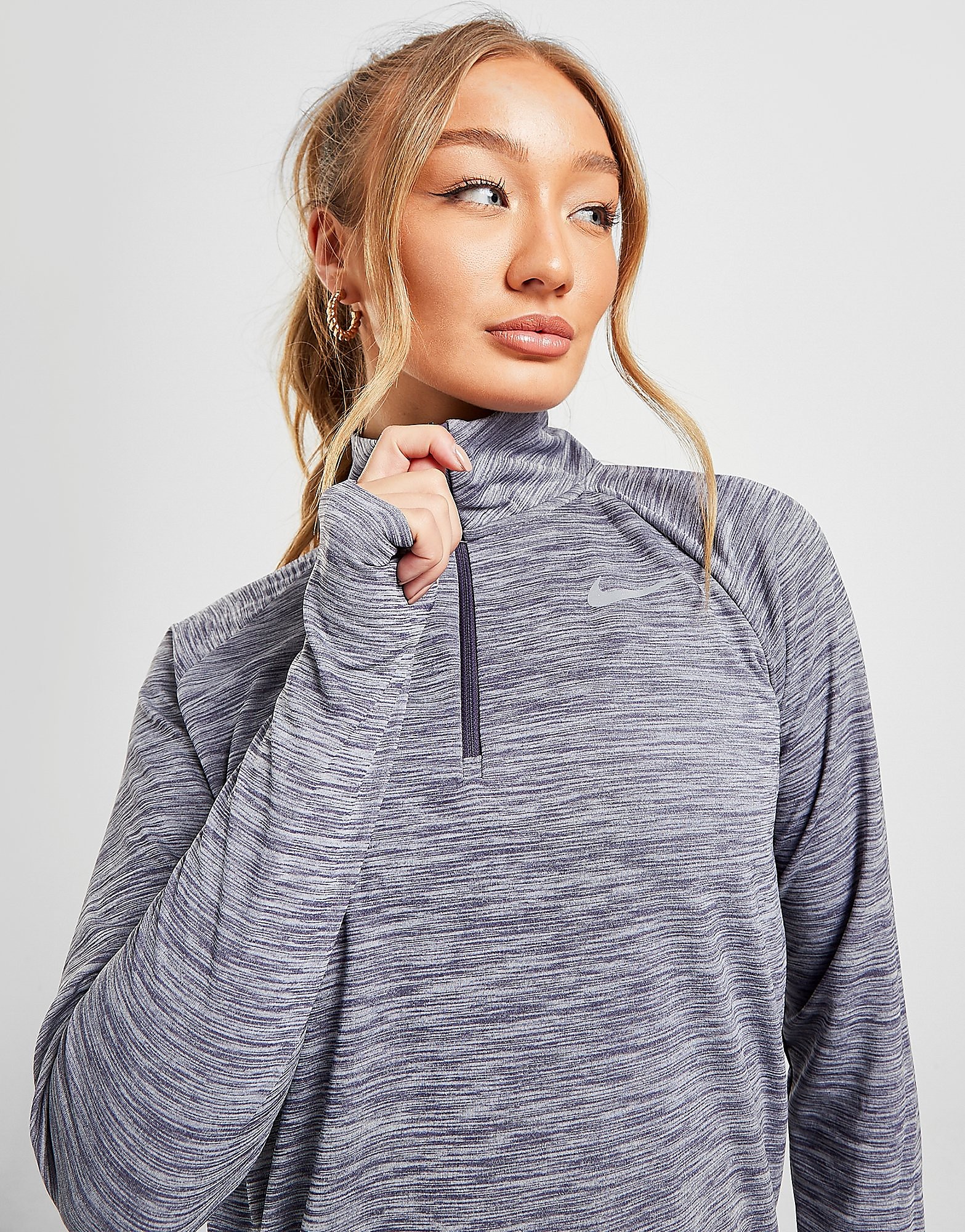 Nike Running Pacer 1/4 Zip Top - Purple - Womens, Purple