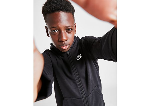 Nike Nike Sportswear Club Hoodie met rits voor kids - Black/Black/White - Kind, Black/Black/White