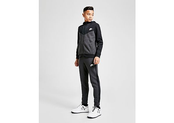 Nike Pantalon en tissu Fleece Nike Sportswear pour Garçon plus âgé - Black Heather/Black/Black/White