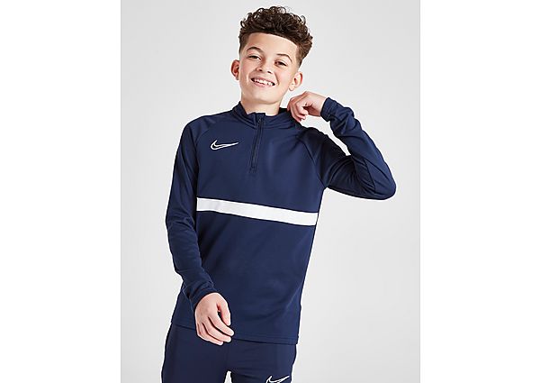 Nike Haut Academy 1/4 Zippé Drill Junior - Obsidian/White/White/White, Obsidian/White/White/White